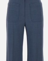 Pantalone "Alina" 1226WTR005115D BLUE VICTORIA BECKHAM 
