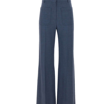Pantalone "Alina" 1226WTR005115D BLUE VICTORIA BECKHAM 