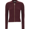 Cardigan con zip in lana e cashmere 1326KJU007313A ACAI VICTORIA BECKHAM 