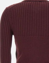Cardigan con zip in lana e cashmere 1326KJU007313A ACAI VICTORIA BECKHAM 