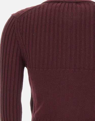 Cardigan con zip in lana e cashmere 1326KJU007313A ACAI VICTORIA BECKHAM 