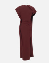 "Victoria Midi Dress" 1326WDR007380B CINNABAR VICTORIA BECKHAM 