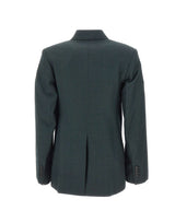 VICTORIA BECKHAM Blazer "Olie" in lana vergine GREEN Donna 