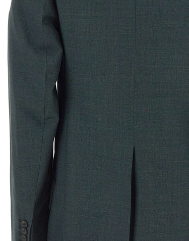 VICTORIA BECKHAM Blazer "Olie" in lana vergine GREEN Donna 