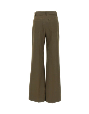 VICTORIA BECKHAM Pantaloni "Alina" GREEN Donna 