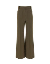 VICTORIA BECKHAM Pantaloni "Alina" GREEN Donna 