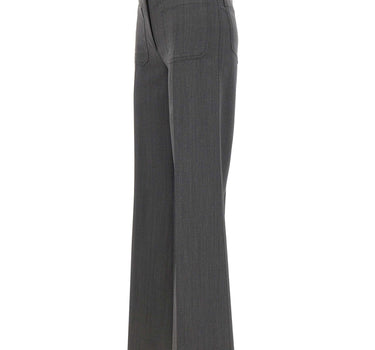 VICTORIA BECKHAM Pantaloni "Alina" GREY Donna 