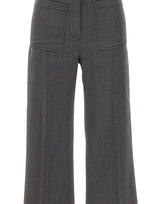 VICTORIA BECKHAM Pantaloni "Alina" GREY Donna 