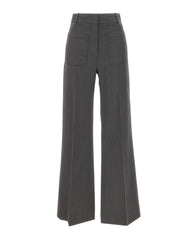 VICTORIA BECKHAM Pantaloni "Alina" GREY Donna 