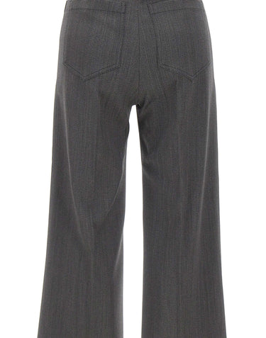 VICTORIA BECKHAM Pantaloni "Alina" GREY Donna 