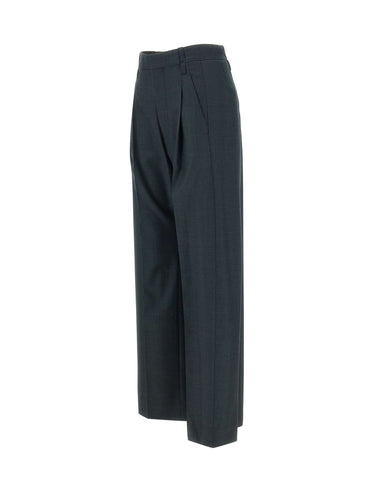 VICTORIA BECKHAM Pantaloni "Ethel" GREEN Donna 