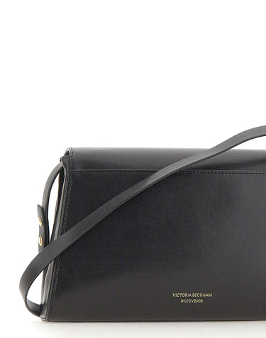 VICTORIA BECKHAM "Dorian Trapeze Bag" BLACK Donna 