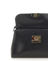 VICTORIA BECKHAM "Dorian Trapeze Bag" BLACK Donna 