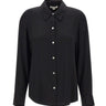 Camicia in misto seta V126113127 001BLK VINCE. 
