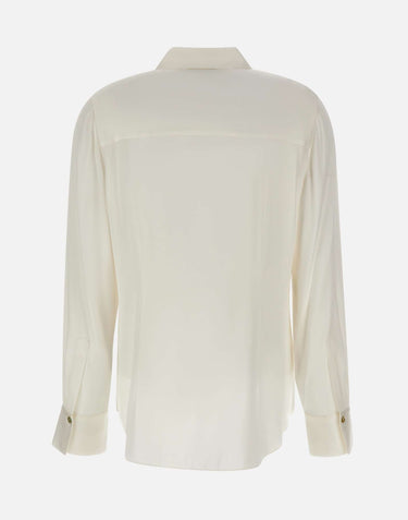Camicia in misto seta V126113127 101OWH VINCE. 