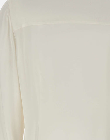 Camicia in misto seta V126113127 101OWH VINCE. 