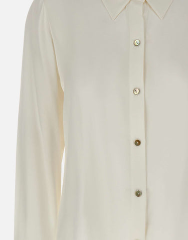 Camicia in misto seta V126113127 101OWH VINCE. 