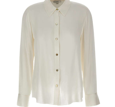 Camicia in misto seta V126113127 101OWH VINCE. 