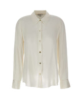 Camicia in misto seta V126113127 101OWH VINCE. 
