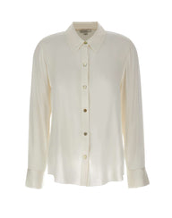 Camicia in misto seta V126113127 101OWH VINCE. 
