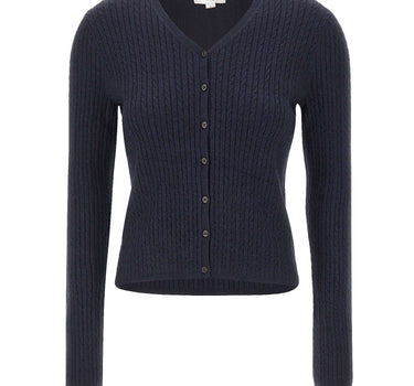 Cardigan in lana stretch V202879925 510TWN VINCE. 
