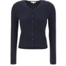 Cardigan in lana stretch V202879925 510TWN VINCE. 
