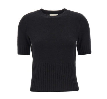 VINCE. Maglia in lana e cashmere BLACK Donna 