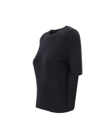 VINCE. Maglia in lana e cashmere BLACK Donna 
