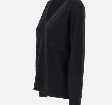 Maglia in cashmere con scollo a V VR74978133 001BLK VINCE. 