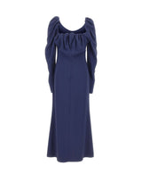 VIVIENNE WESTWOOD Abito lungo in cady BLUE Donna 