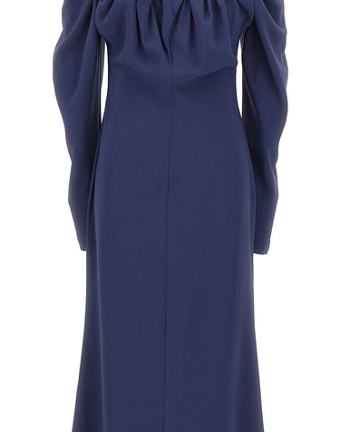 VIVIENNE WESTWOOD Abito lungo in cady BLUE Donna 