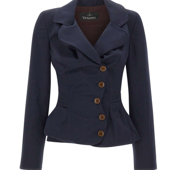 VIVIENNE WESTWOOD Giacca "Drunken Tailored" BLUE Donna 