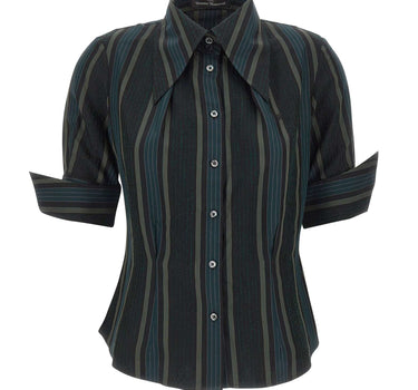 VIVIENNE WESTWOOD Camicia "Violin" GREEN Donna 