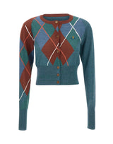 VIVIENNE WESTWOOD Cardigan "Argyle" MULTICOLOR Donna 