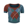 Maglia "Argyle Bodice Tee" 18030084 C00A0O101 VIVIENNE WESTWOOD 