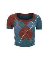 Maglia "Argyle Bodice Tee" 18030084 C00A0O101 VIVIENNE WESTWOOD 