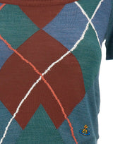 Maglia "Argyle Bodice Tee" 18030084 C00A0O101 VIVIENNE WESTWOOD 