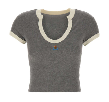 VIVIENNE WESTWOOD T-shirt "Baby Lima" GREY Donna 