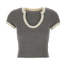 VIVIENNE WESTWOOD T-shirt "Baby Lima" GREY Donna 