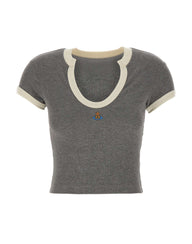 VIVIENNE WESTWOOD T-shirt "Baby Lima" GREY Donna 