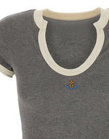 VIVIENNE WESTWOOD T-shirt "Baby Lima" GREY Donna 