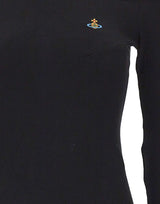 VIVIENNE WESTWOOD Maglia "Orgy Shoulder" BLACK Donna 