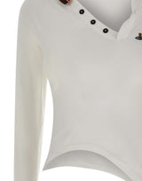 VIVIENNE WESTWOOD Polo "Glory" WHITE Donna 