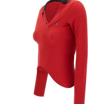 VIVIENNE WESTWOOD Polo "Glory" RED Donna 