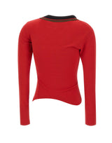 VIVIENNE WESTWOOD Polo "Glory" RED Donna 