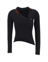 VIVIENNE WESTWOOD Polo "Glory" BLACK Donna 