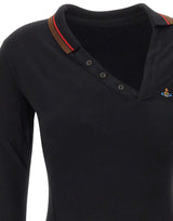 VIVIENNE WESTWOOD Polo "Glory" BLACK Donna 