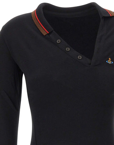 VIVIENNE WESTWOOD Polo "Glory" BLACK Donna 