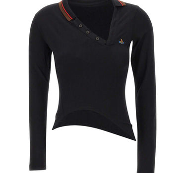 VIVIENNE WESTWOOD Polo "Glory" BLACK Donna 