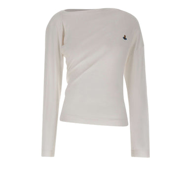 VIVIENNE WESTWOOD Maglia "Hebo" WHITE Donna 